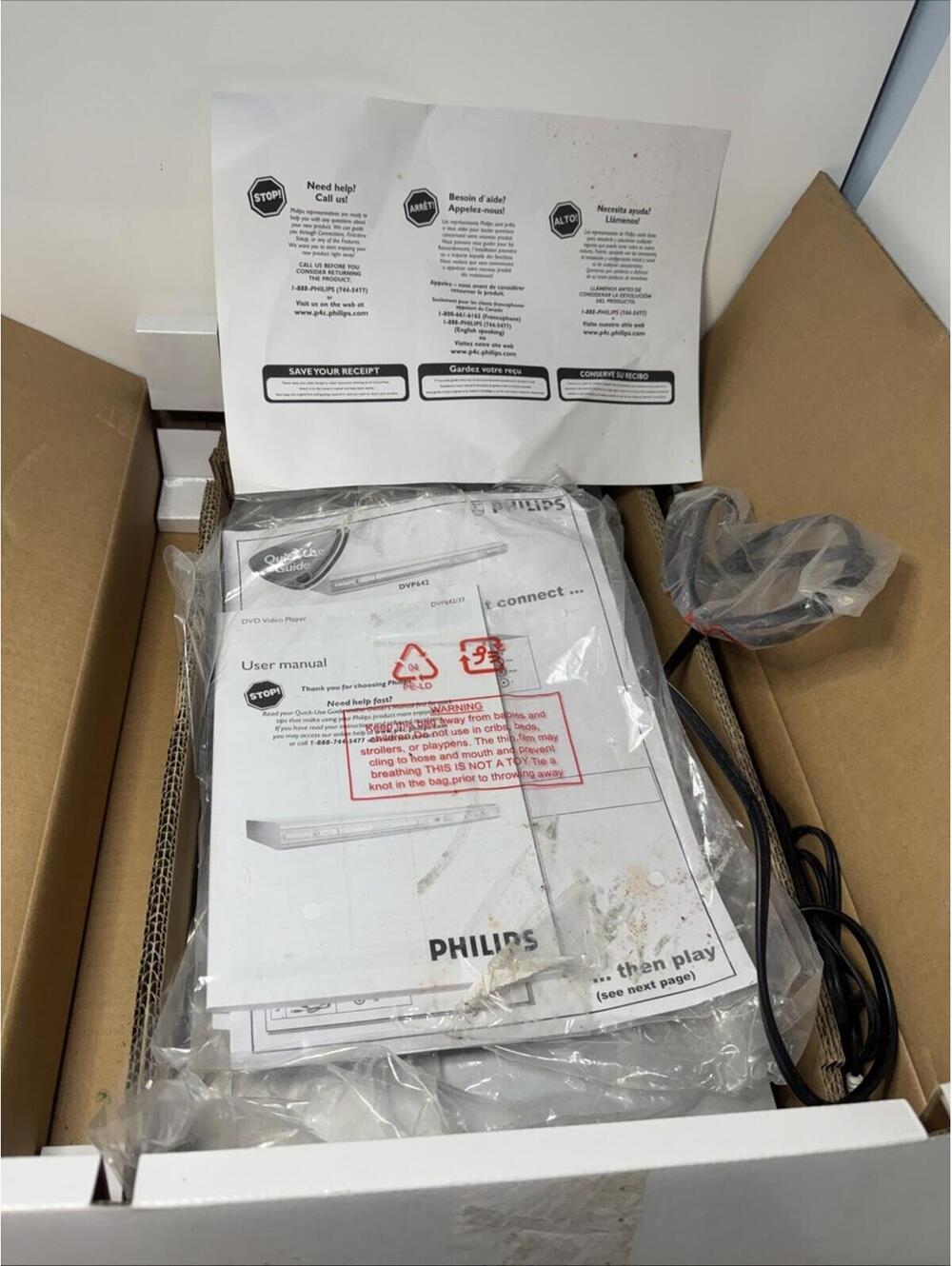 Philips DVP642/37 Progressive Scan DVD Player Complete In Box Tested - Picture 4 of 6